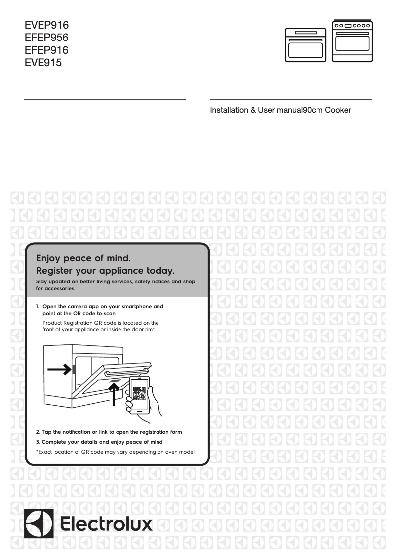 Image de la première page du manuel de l'appareil EVE915