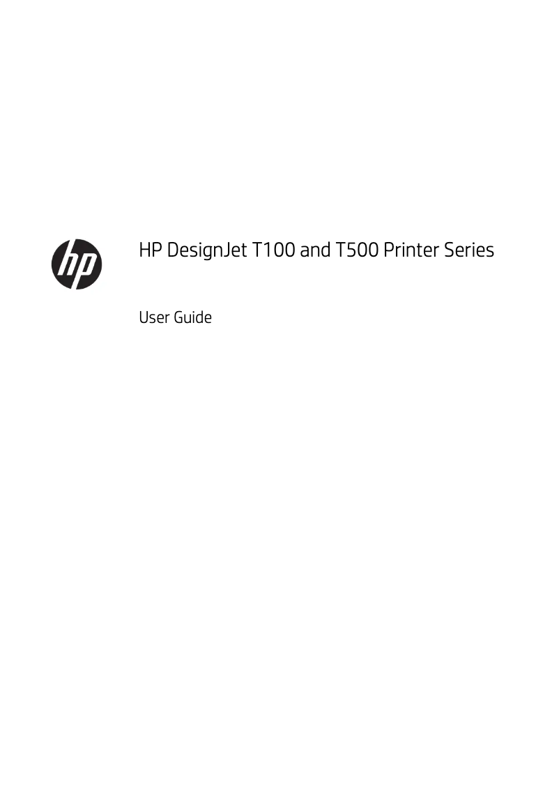 Page 1 de la notice Manuel utilisateur HP DesignJet T130