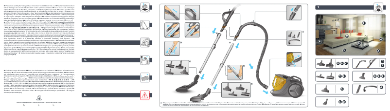 Image de la première page du manuel de l'appareil X-Trem Power Cyclonic Parquet