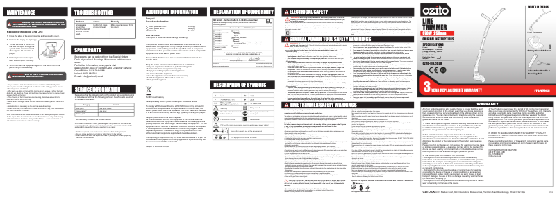 Imagen de la primera página del manual del dispositivo LTR-3725U