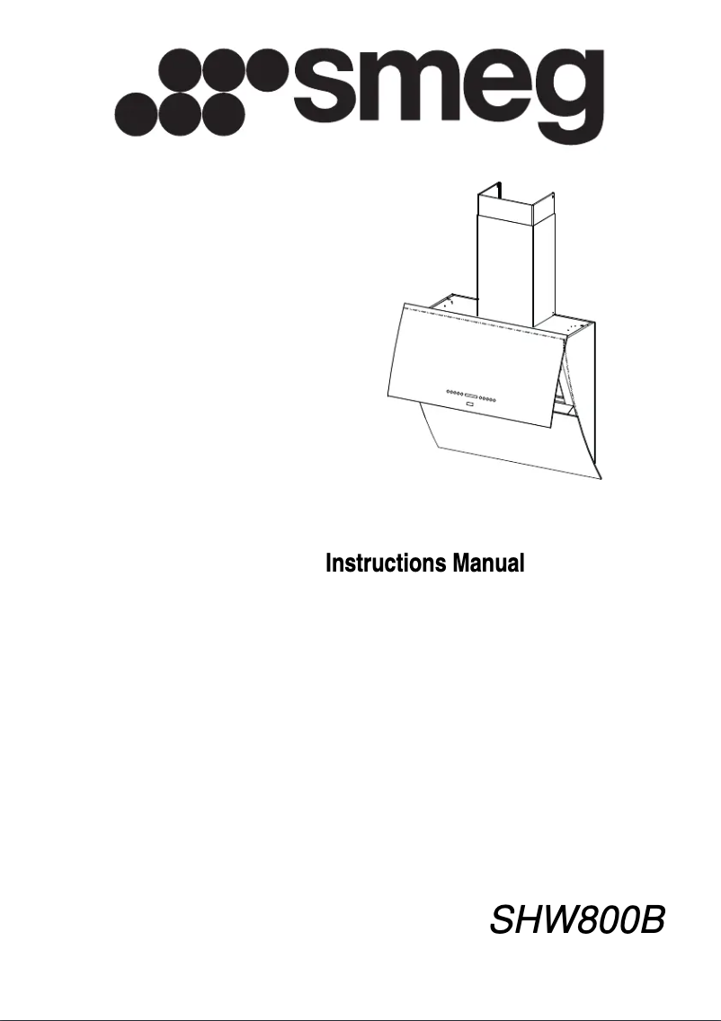Page n°1 - Manuel utilisateur Smeg SHW800B