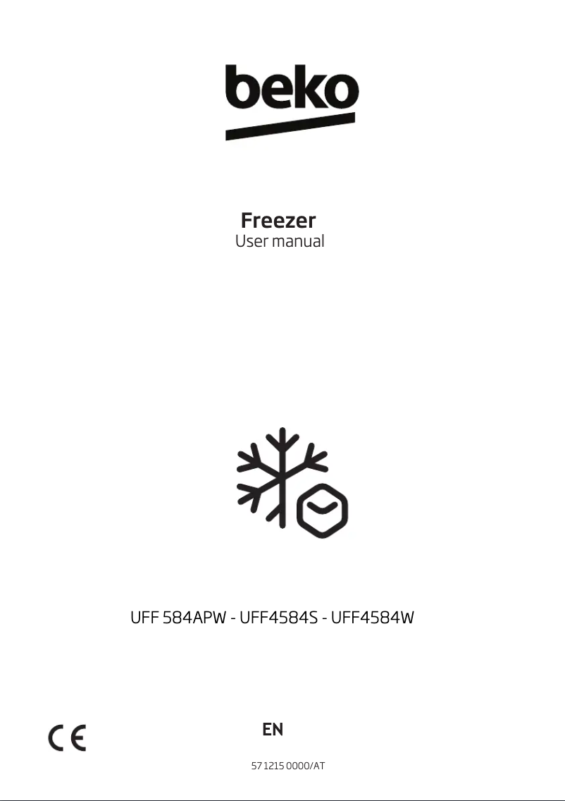 Page n°1 - Manuel utilisateur Beko UFF4584S