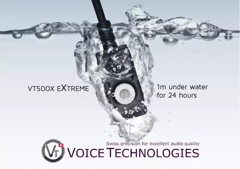 Página 1 del manual Manual de usuario Voice Technologies VT500X