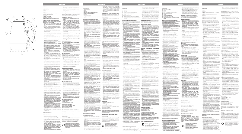 Page n°1 - Manuel utilisateur Vitek VT-1111