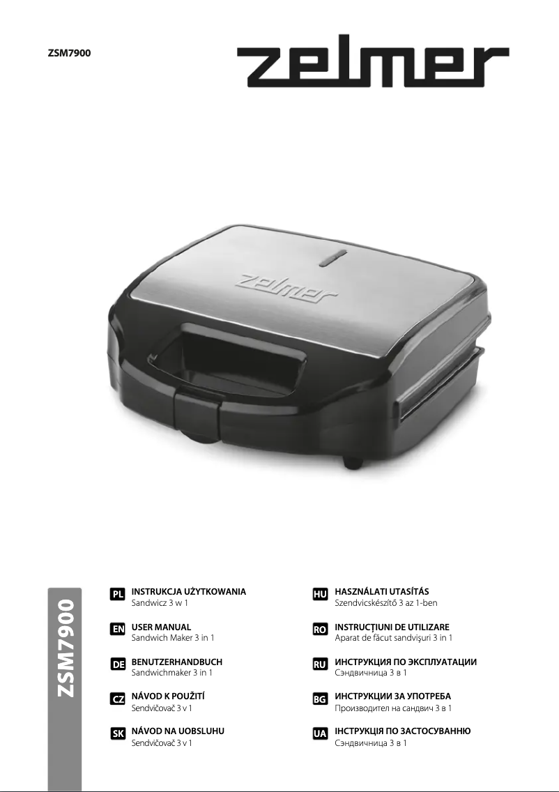 Page 1 de la notice Manuel utilisateur Zelmer ZSM7900