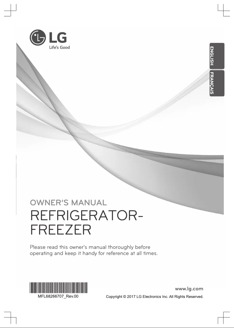 Image de la première page du manuel de l'appareil GR-C832HBCU