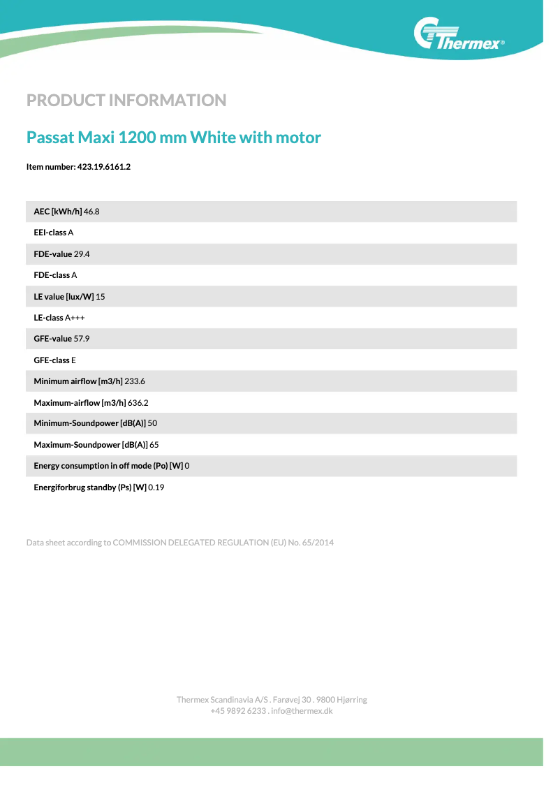 Image de la première page du manuel de l'appareil Passat Maxi