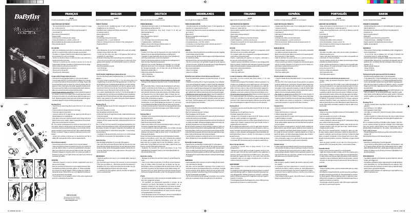 Image de la première page du manuel de l'appareil Sensitive AS545E