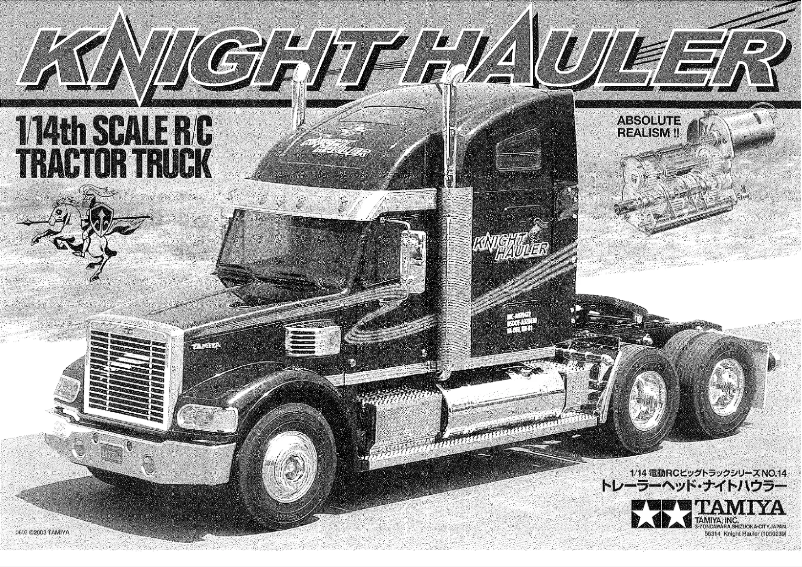 Image de la première page du manuel de l'appareil Knight Hauler
