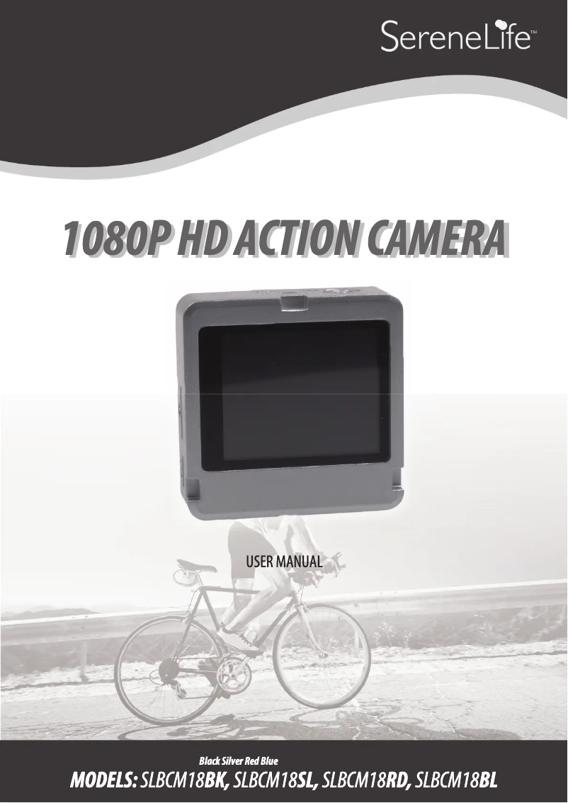 Page 1 de la notice Manuel utilisateur SereneLife AZSLBCM18RD