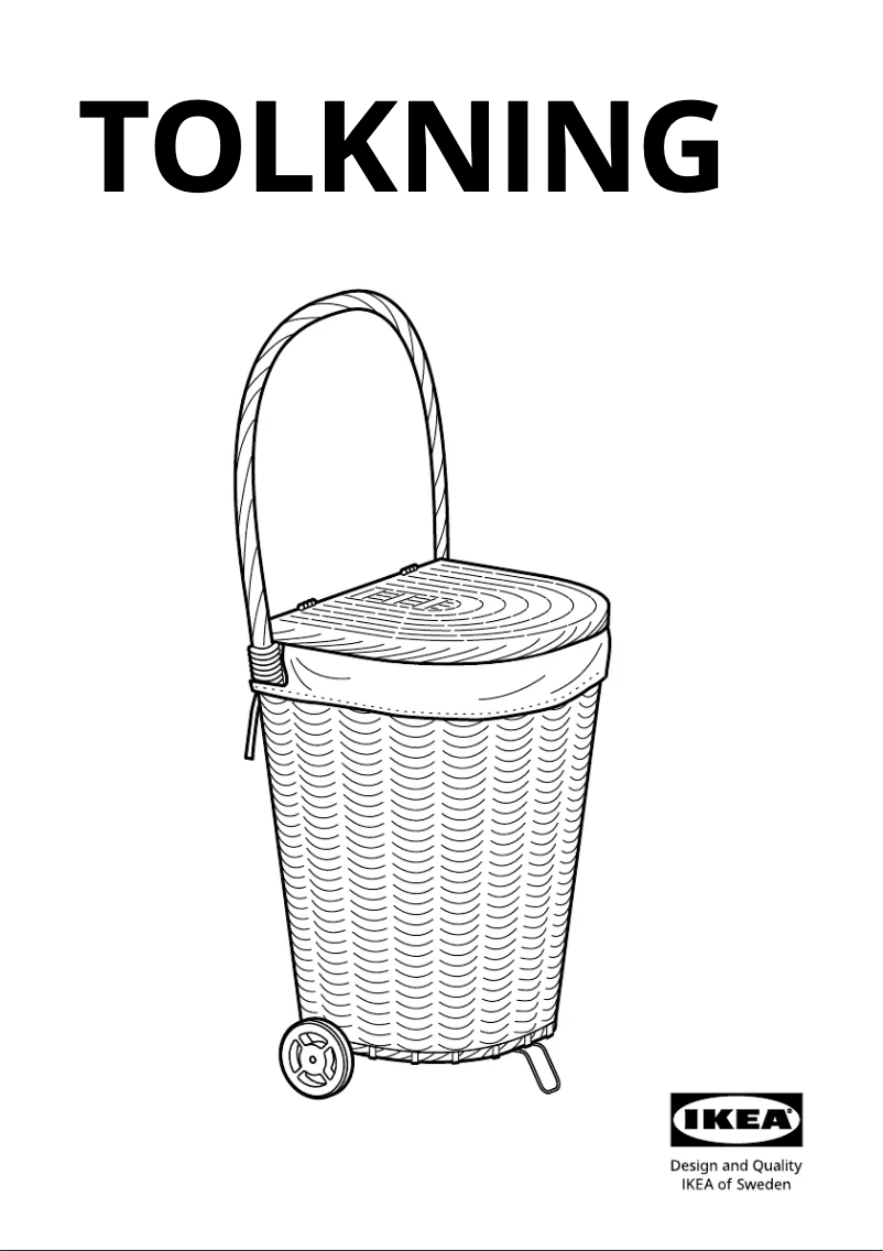 Page 1 de la notice Manuel utilisateur Ikea TOLKNING 505.126.25