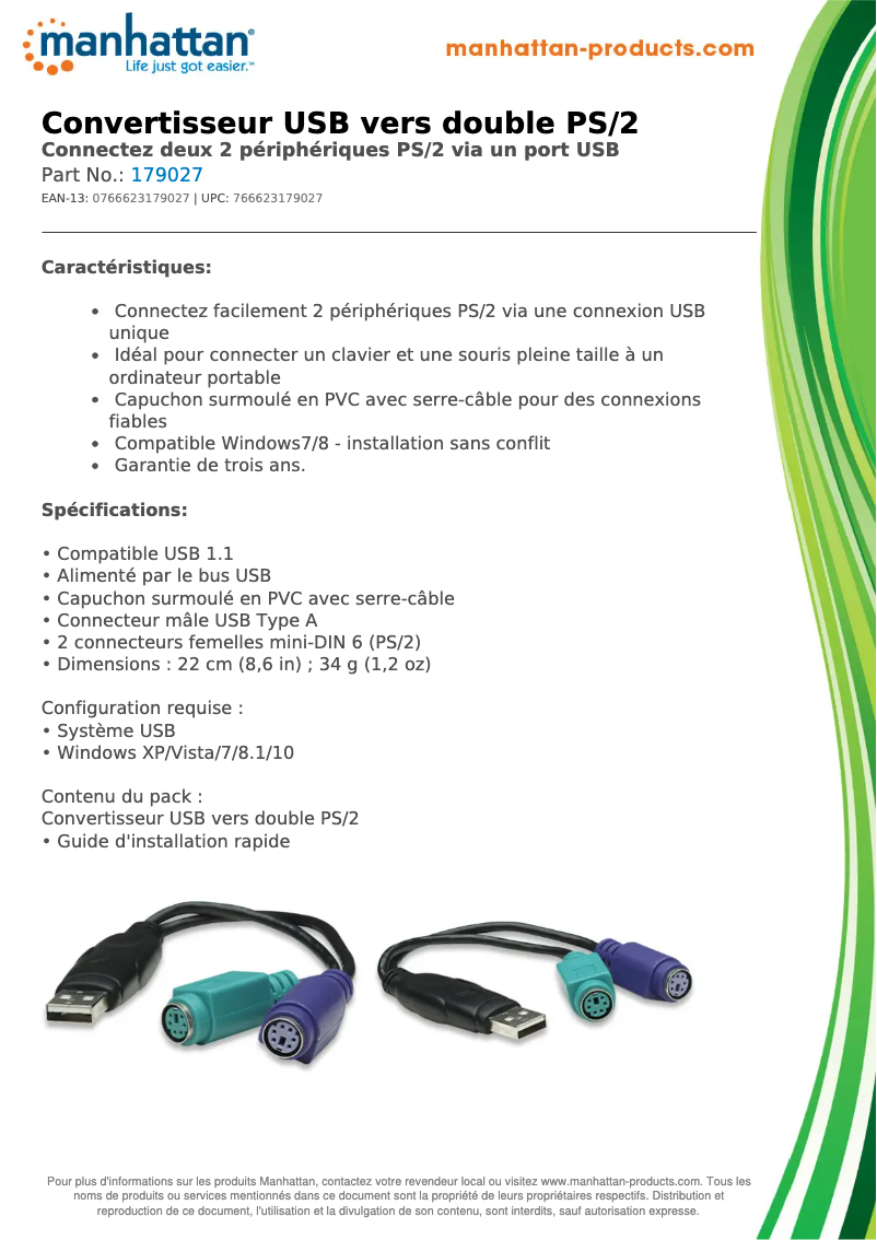 Image de la première page du manuel de l'appareil 179027