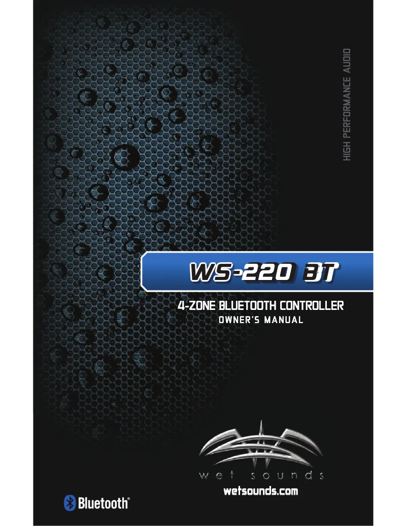 Image de la première page du manuel de l'appareil WS-220 BT