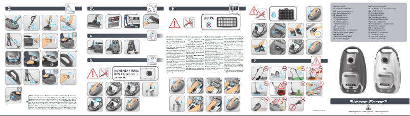 Image de la première page du manuel de l'appareil Silence Force TW6451HA