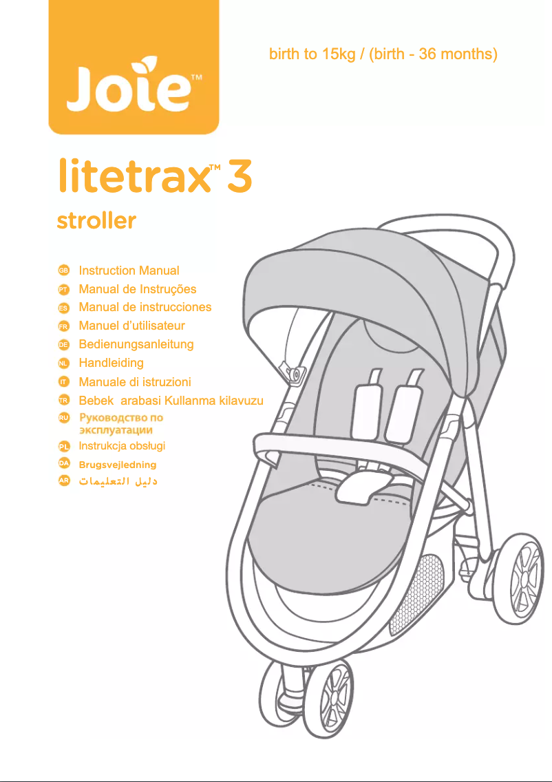 Página 1 del manual Manual de usuario Joie Litetrax 3
