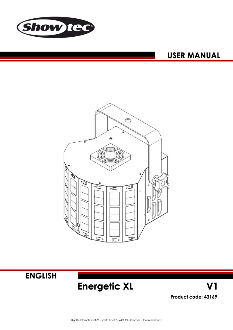 Image de la première page du manuel de l'appareil Energetic XL