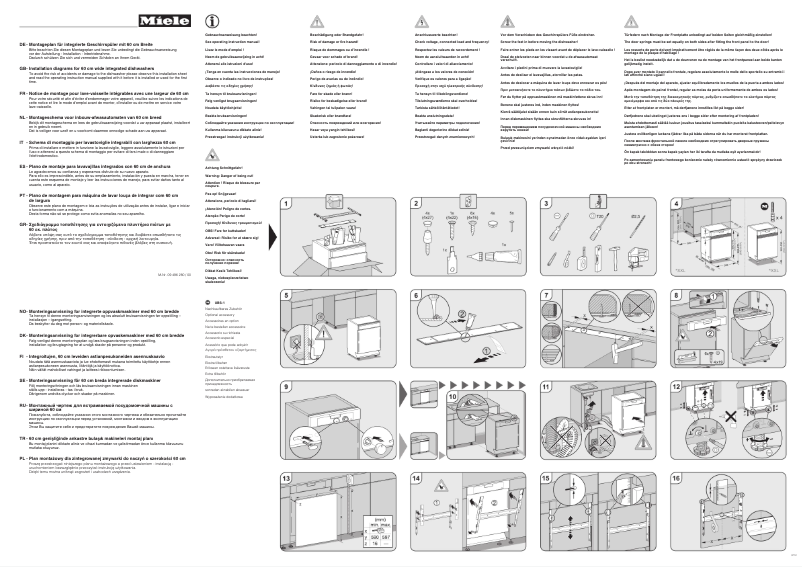 Page 1 de la notice Manuel utilisateur Miele G 5220 SCi EcoLine