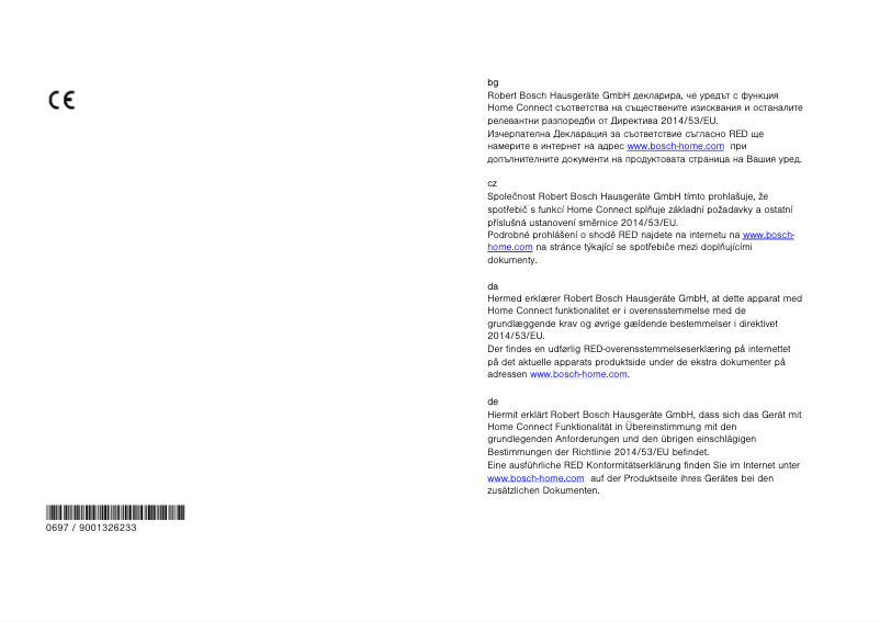 Page n°1 - Mode d'emploi Bosch WAV28K42