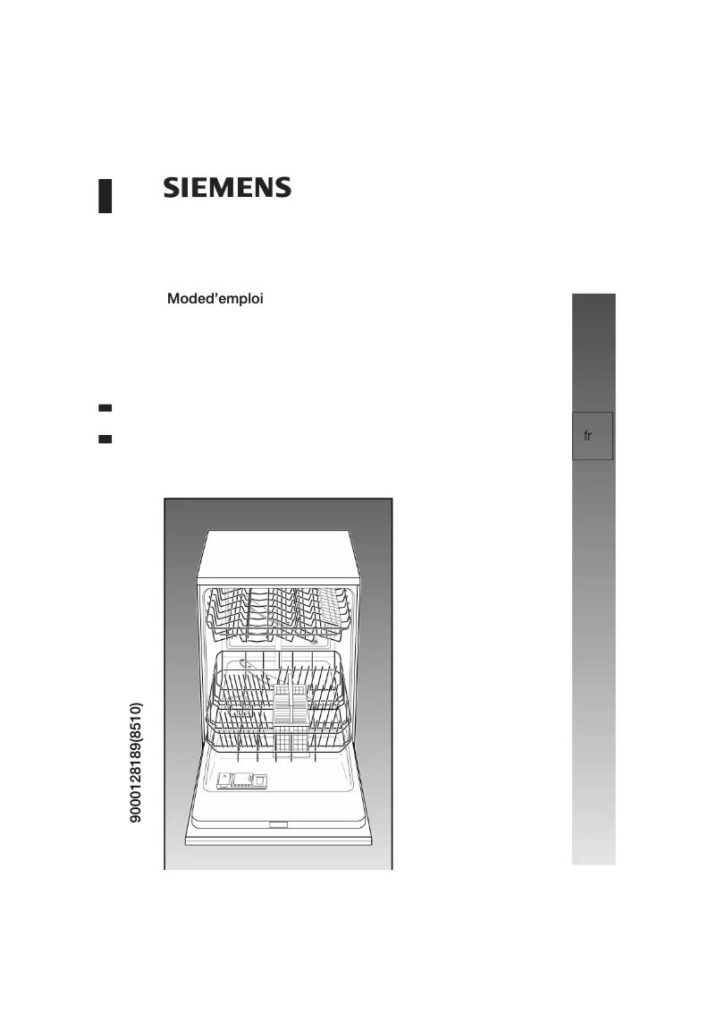 Page n°1 - Manuel utilisateur Siemens SE54M553EU