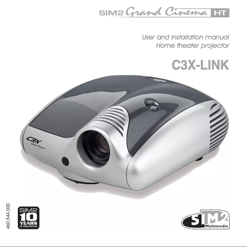 Page 1 de la notice Manuel utilisateur Sim2 C3X LINK