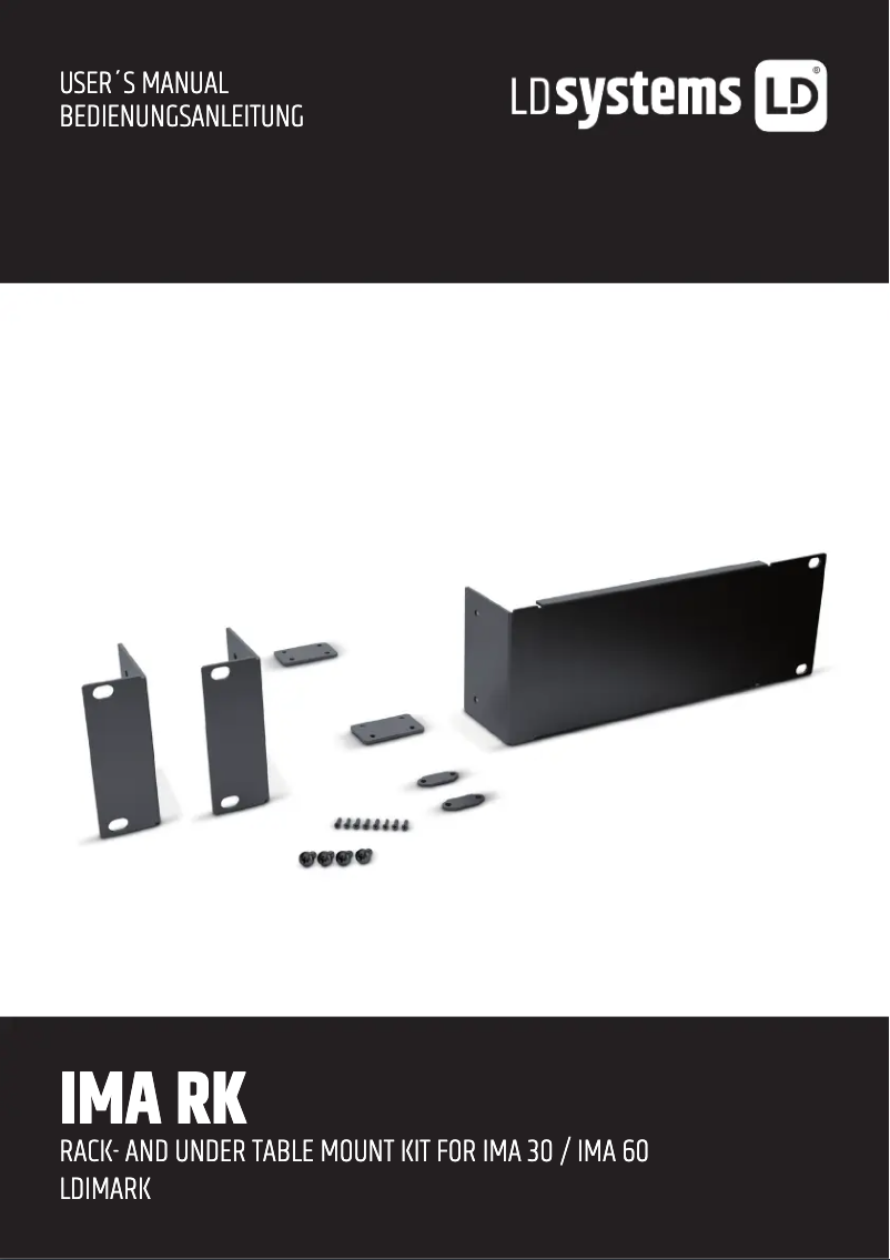 Page 1 de la notice Manuel utilisateur LD Systems IMA RK