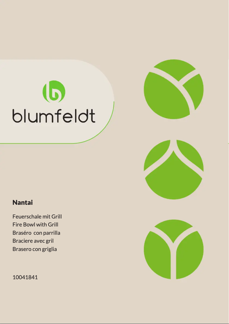 Page n°1 - Manuel utilisateur Blumfeldt Nantai