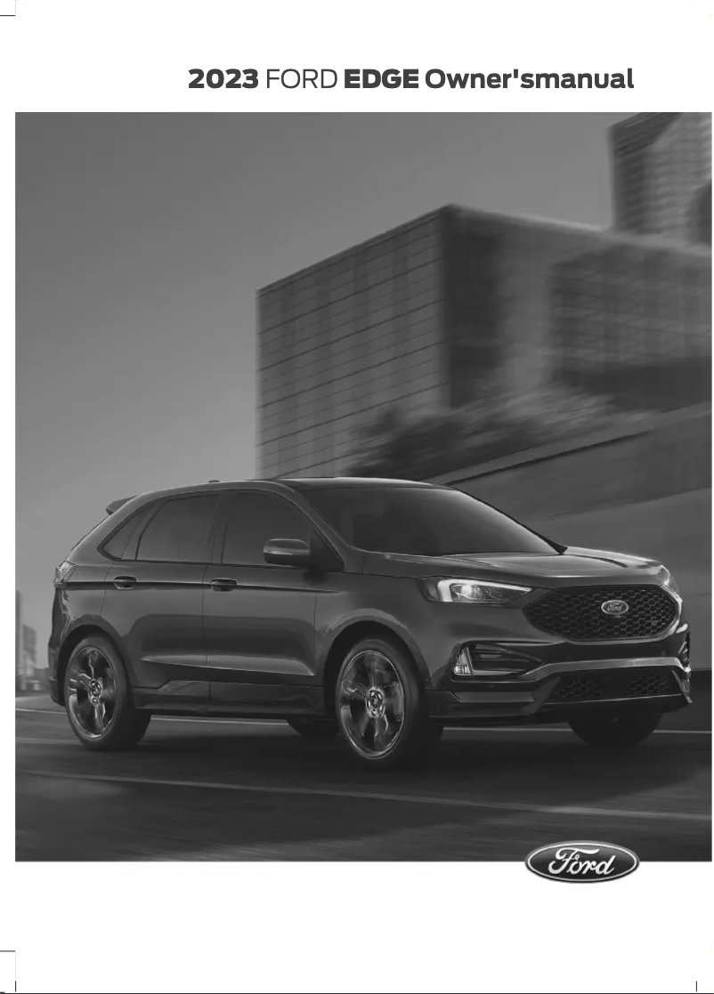 Page 1 de la notice Manuel utilisateur Ford Edge (2023)