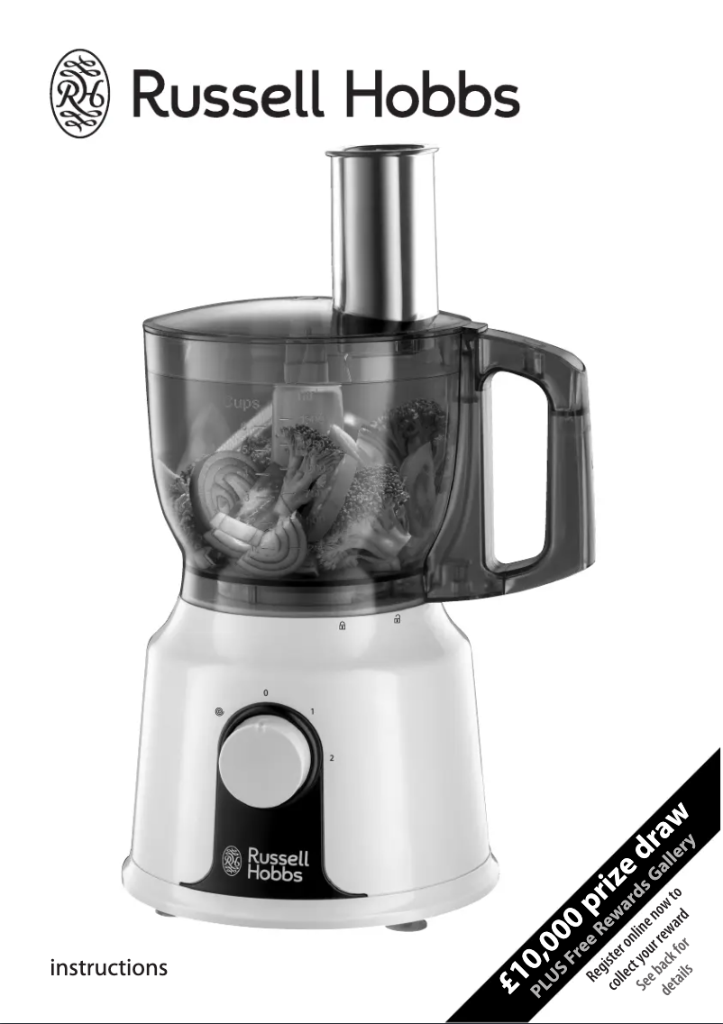 Page 1 de la notice Manuel utilisateur Russell Hobbs 19001