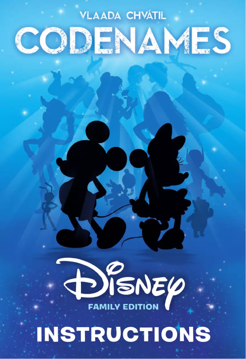 Image de la première page du manuel de l'appareil CODENAMES: Disney Family Edition