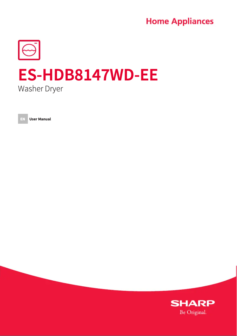 Page n°1 - Manuel utilisateur Sharp ES-HDB8147WD-EE
