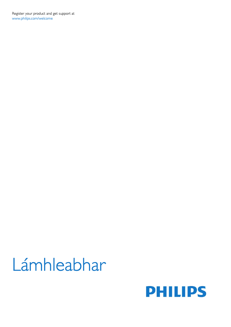 Page 1 de la notice Manuel utilisateur Philips 55PFK5509