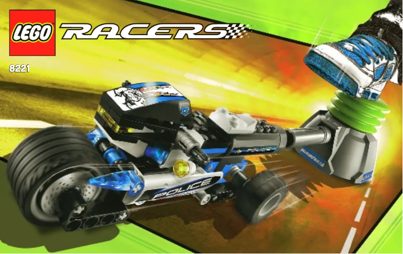 Image de la première page du manuel de l'appareil Racers 8221