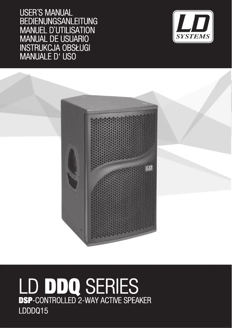 Página 1 del manual Manual de usuario LD Systems DDQ 15