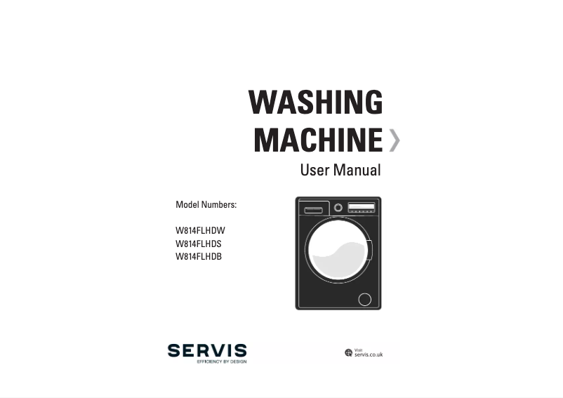 Page n°1 - Manuel utilisateur Servis W814FLHDB