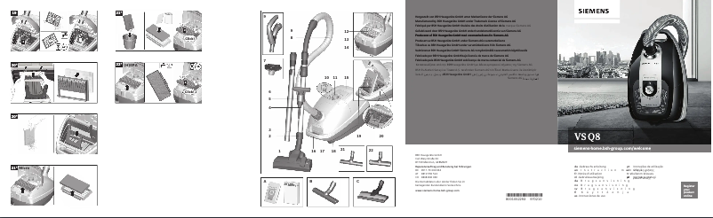 Página 1 del manual Manual de usuario Siemens VSQ8530