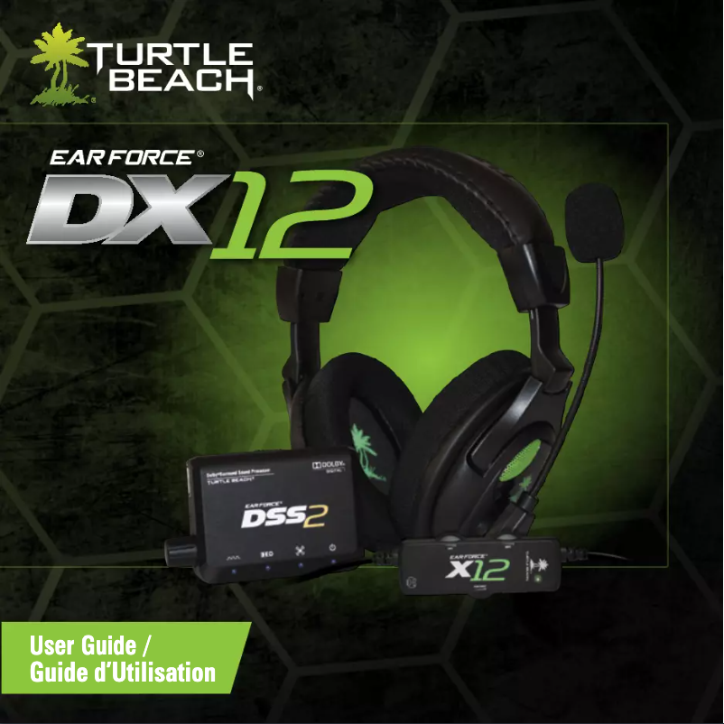 Page 1 de la notice Manuel utilisateur Turtle Beach Earforce DX12