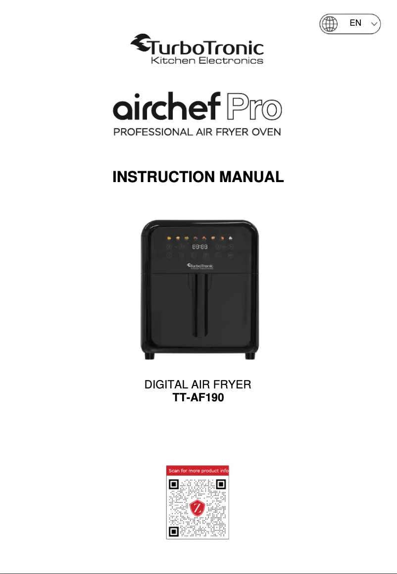 Page 1 de la notice Manuel utilisateur TurboTronic TurboWave TT-EV35TS