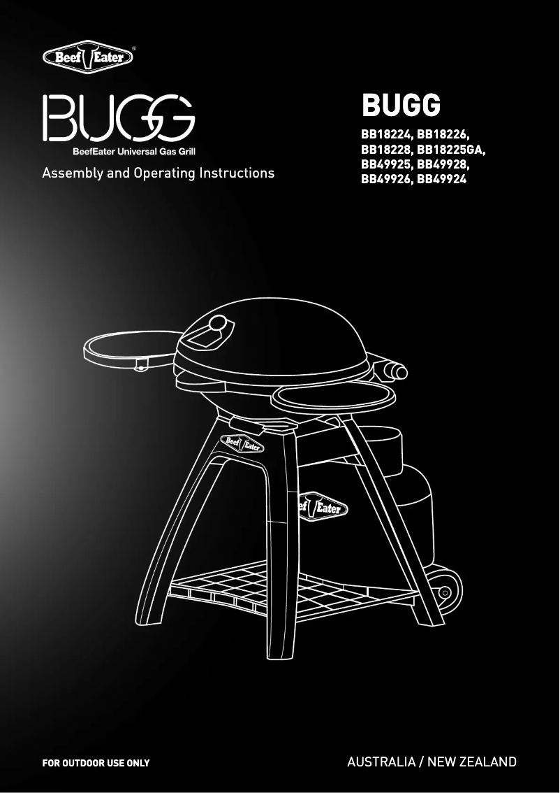 Image de la première page du manuel de l'appareil Bugg BB49924