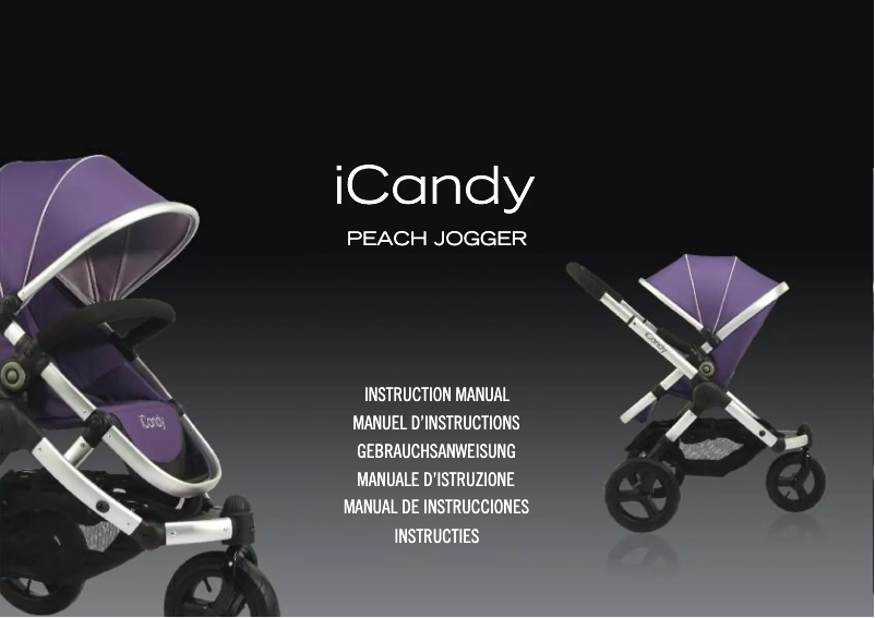 Page 1 de la notice Manuel utilisateur iCandy Peach Jogger