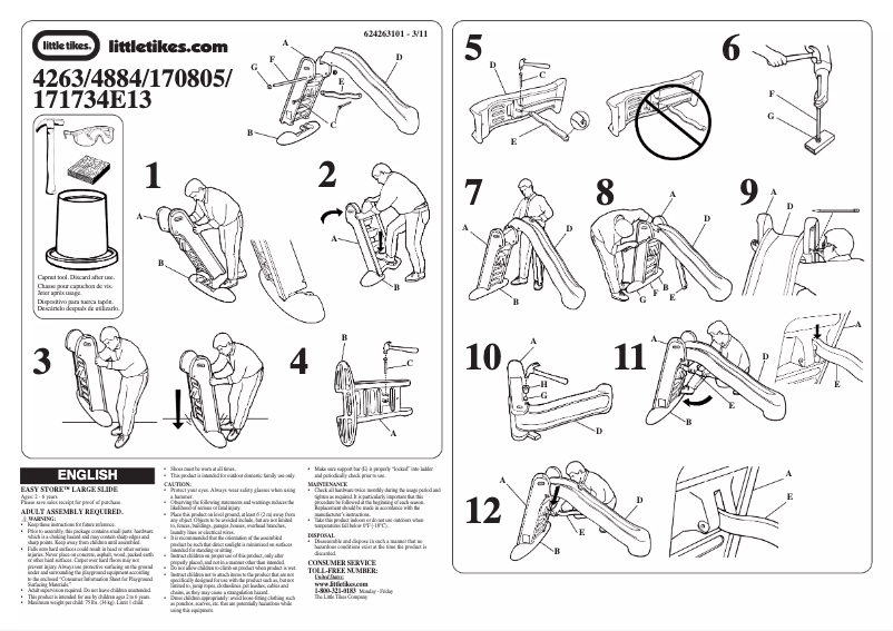 Page 1 de la notice Manuel utilisateur Little Tikes 426310060