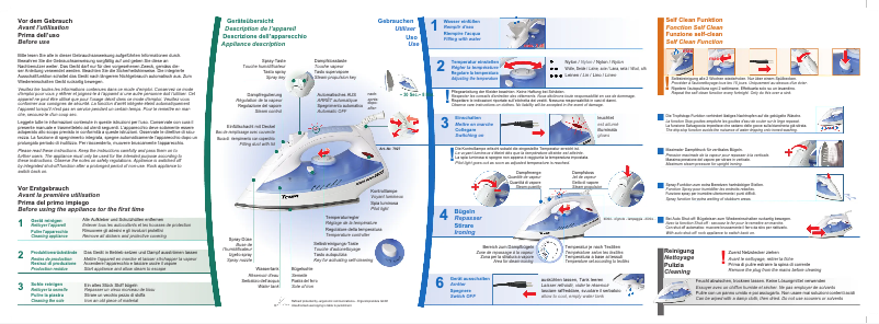 Page n°1 - Manuel utilisateur Trisa Power Steam 2200