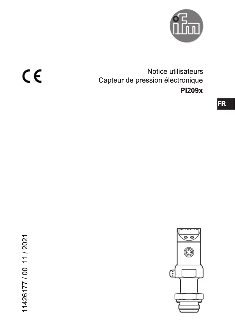 Image de la première page du manuel de l'appareil PI2096