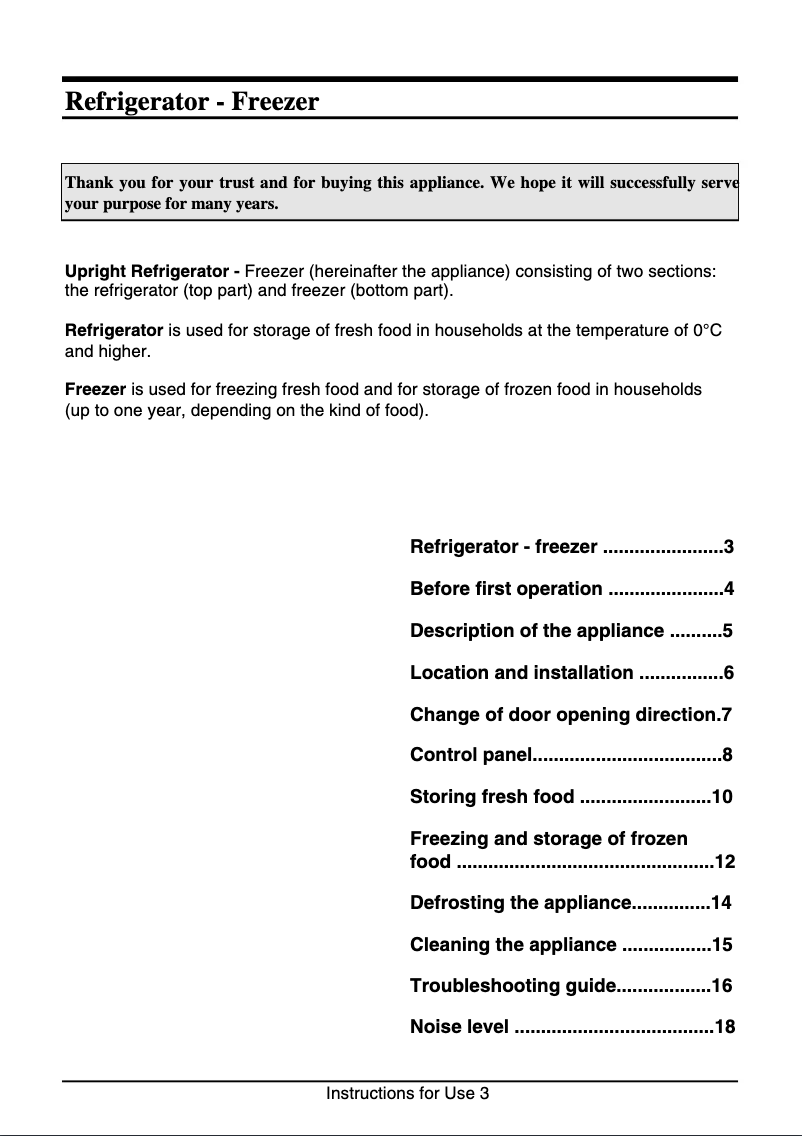 Image de la première page du manuel de l'appareil RK 6336 E