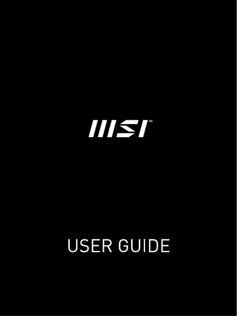 Page 1 de la notice Manuel utilisateur MSI Summit E15