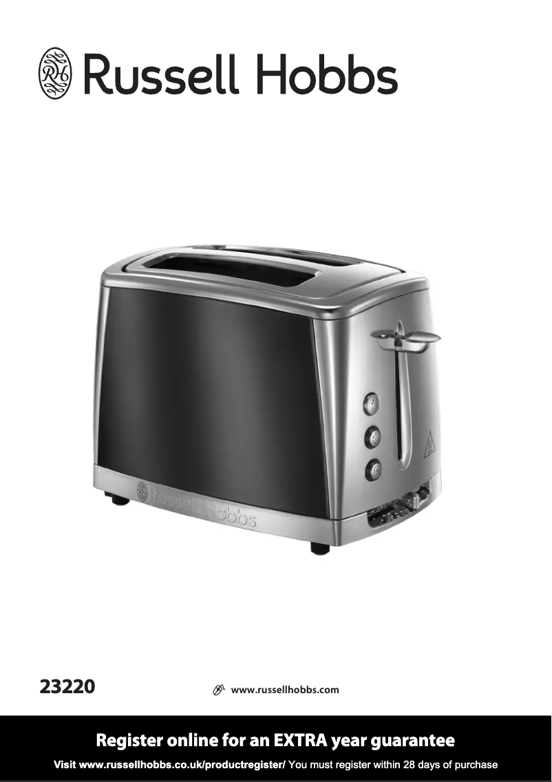 Page 1 de la notice Manuel utilisateur Russell Hobbs Luna 23220