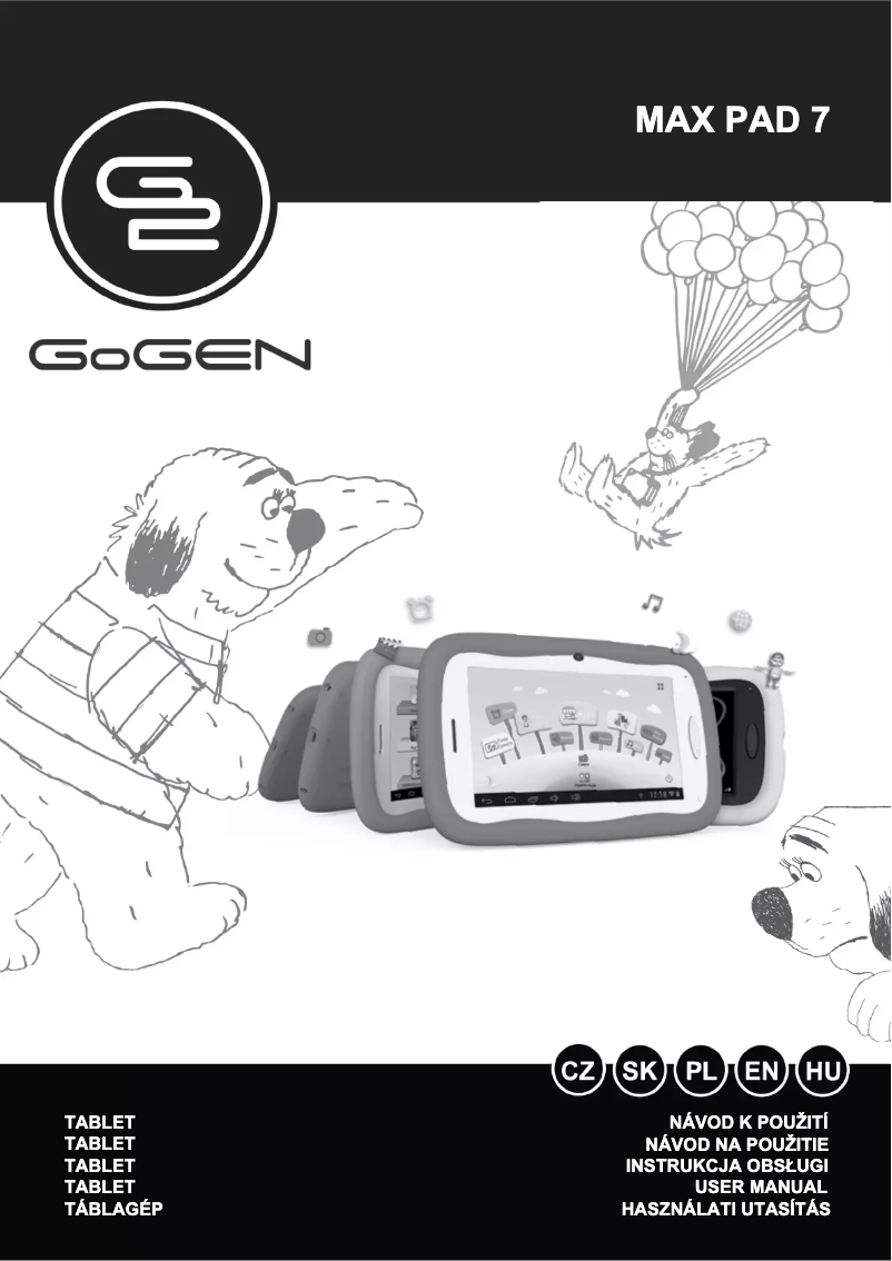 Page n°1 - Manuel utilisateur GoGen MAXPAD 7O