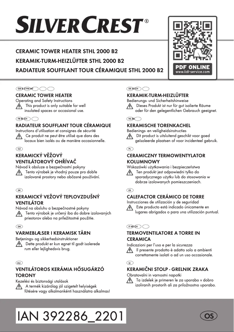 Image de la première page du manuel de l'appareil STHL 2000 B2