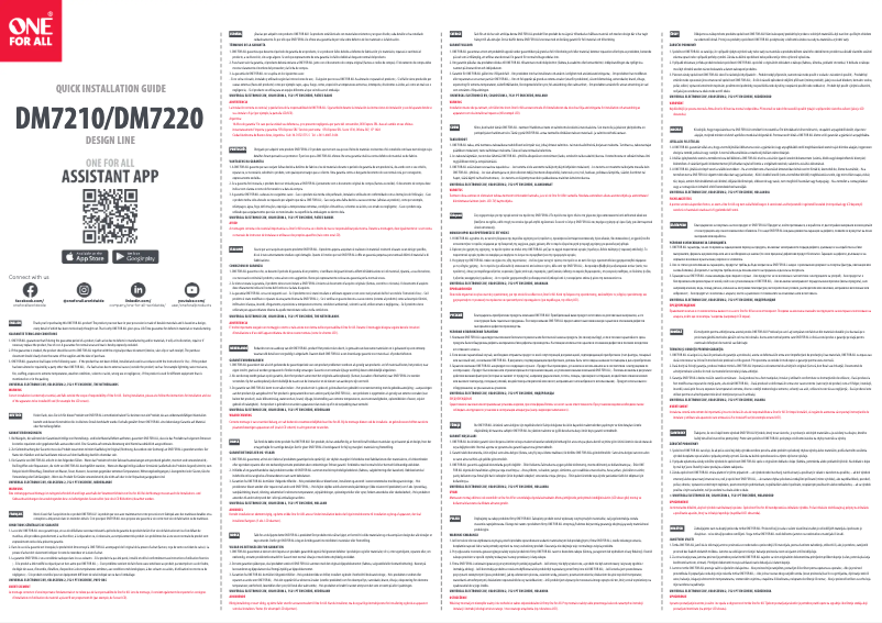 Image de la première page du manuel de l'appareil DM 7220