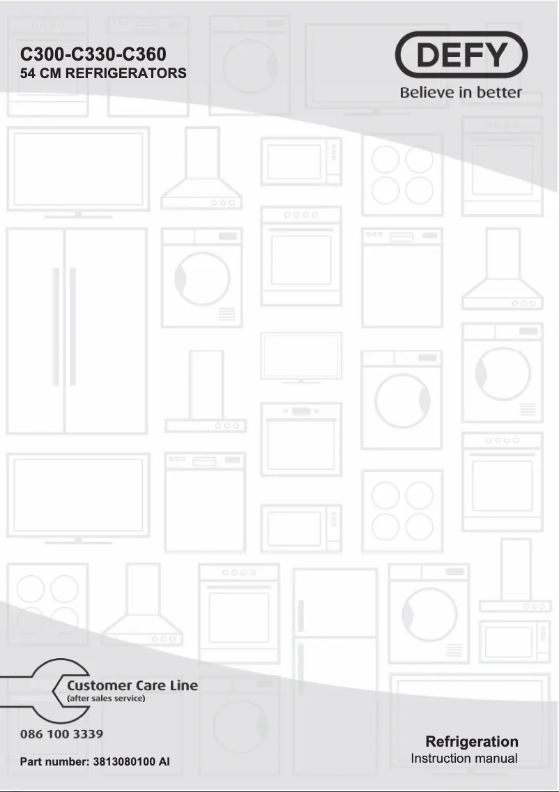 Page n°1 - Manuel utilisateur Defy DAC447