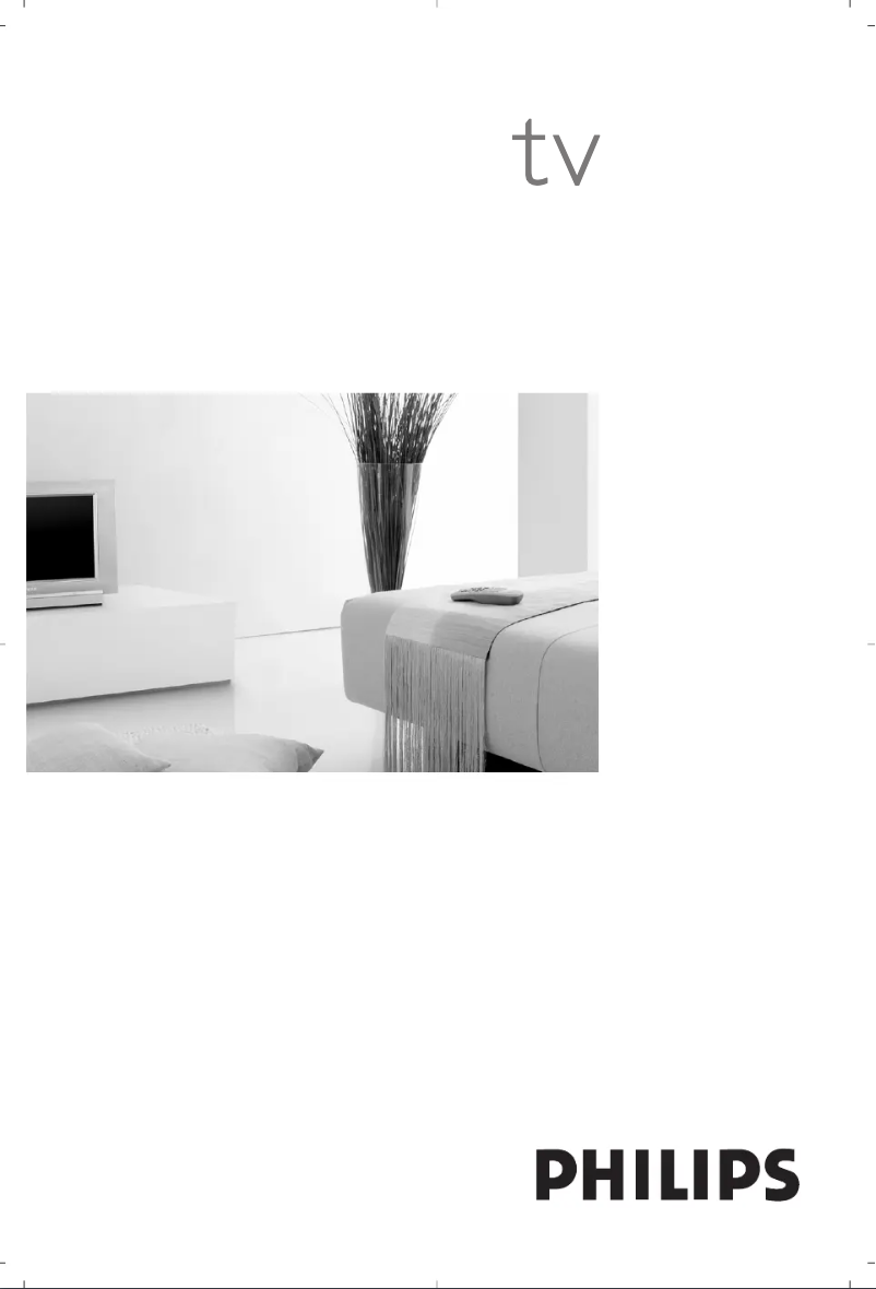 Page 1 de la notice Manuel utilisateur Philips 29PT5458